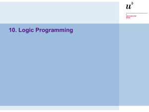 Logic Programming