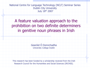 Show Slides - National Centre for Language Technology