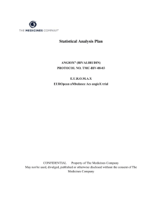 An additional analysis will be done for the stent thrombosis endpoint