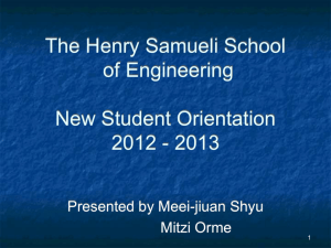 1 course - Henry Samueli School of Engineering