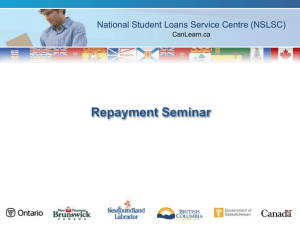 Repaying your loan - McGill University