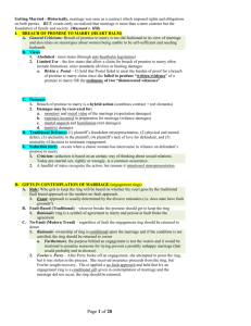 family law final - St. Thomas More