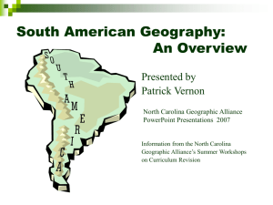 South America Overview