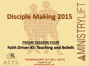 Disciple Making 2015