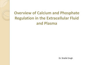 Overview of Calcium and Phosphate 4