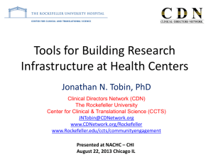 NACHC CHI2013 Research Tools JNTobin