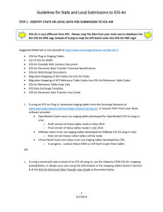 Guidelines for State and Local Submissions to ICIS-Air