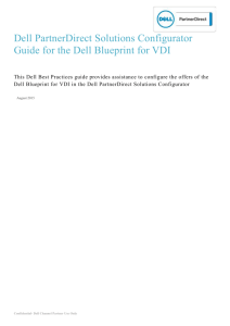 Dell PartnerDirect Solutions Configurator Guide for the Dell