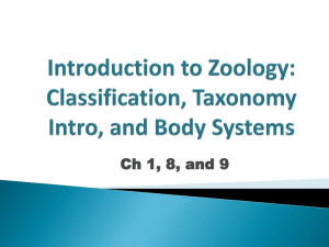 Introduction to Zoology - Avon Community School Corporation