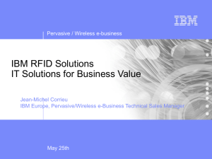 IBM RFID Executive Presentation