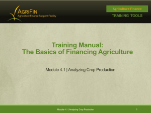 PPT - Agriculture Finance Support Facility