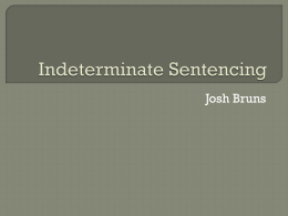 indeterminate sentencing examples