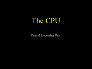 The CPU