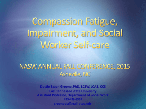 S8 - National Association of Social Workers NC Chapter
