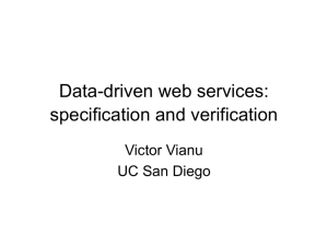 Data-driven web services