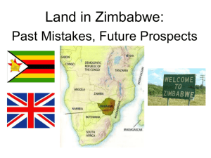 zimbabwe colonialism - WESTDALE WORLD ISSUES