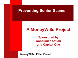 Elder Fraud - Consumer Action