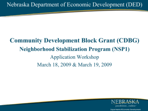 PPT - Nebraska Department of Economic Development