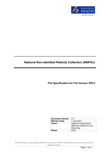 NNPAC file specification