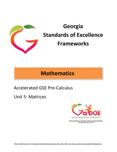 Acc-Pre-Calculus-Unit-5 - Georgia Mathematics Educator Forum