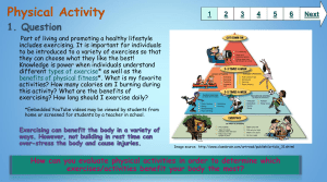 Physical Activity - Baltimore County Public Schools