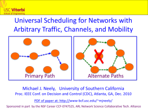 Universal Scheduling - University of Southern California