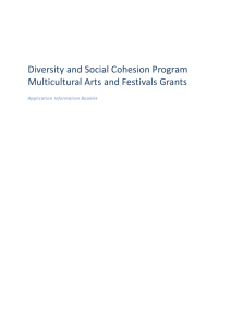 Diversity and Social Cohesion Program