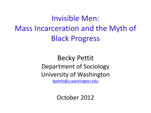 Invisible Men: Mass Incarceration and the Myth of