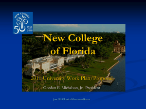 New College of Florida - State University System of Florida