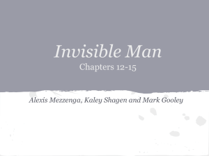 Invisible Man Chapters 12-15 - OSH AP English 12 Literature and