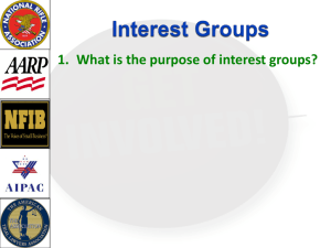 Interest Group Categories