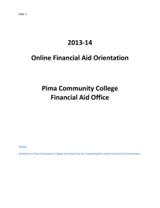 Online Financial Aid Orientation