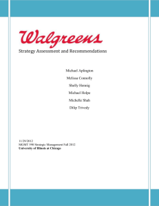 Walgreens Strategy – Current Direction - The Co
