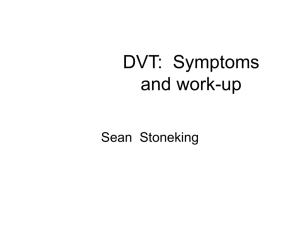 DVT: Symptoms and Presentation