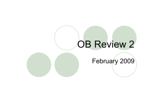 OB Review 2