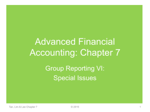 Advanced Financial Accounting: Chapter 2