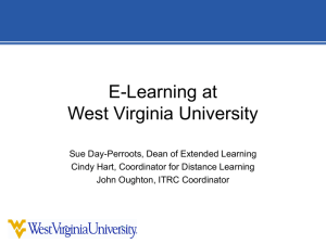 ELearn at WVU PPT - Academic Innovation