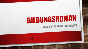 Bildungsroman