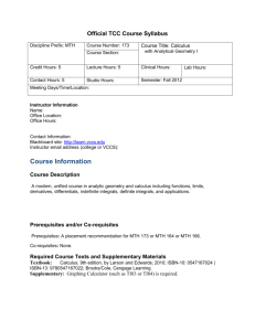 Course Policies - Tidewater Community College