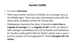 Main themes in Hamlet - Libero