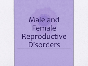 Reproductive Disorders / Microsoft PowerPoint presentation
