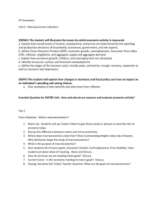 Unit 5 Macroeconomic Measurement