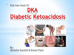 Peds Case Study #3: DKA