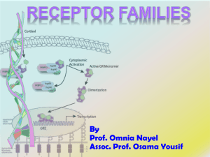 Receptor families study notes 12-132012-09