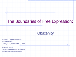 The Boundaries of Free Expression