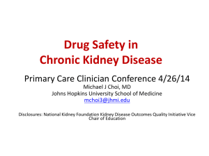 Medication Safety in CKD - National Kidney Foundation