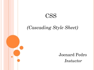 CSS/CSS3
