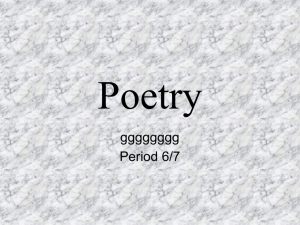 Poetry - SchoolRack