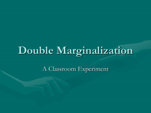 Double Marginalization - Faculty Directory | Berkeley-Haas