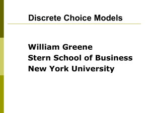 Modeling Consumer Decision Making and Discrete Choice Behavior